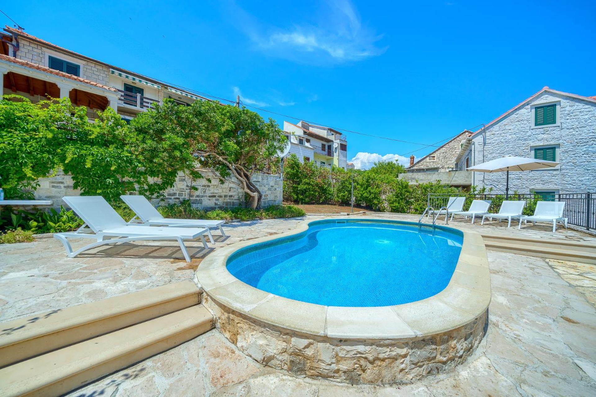 Villa Bonaca Perfect Location For A Holiday With Friends Or Family, Heated Pool ซูมาร์ติน ภายนอก รูปภาพ