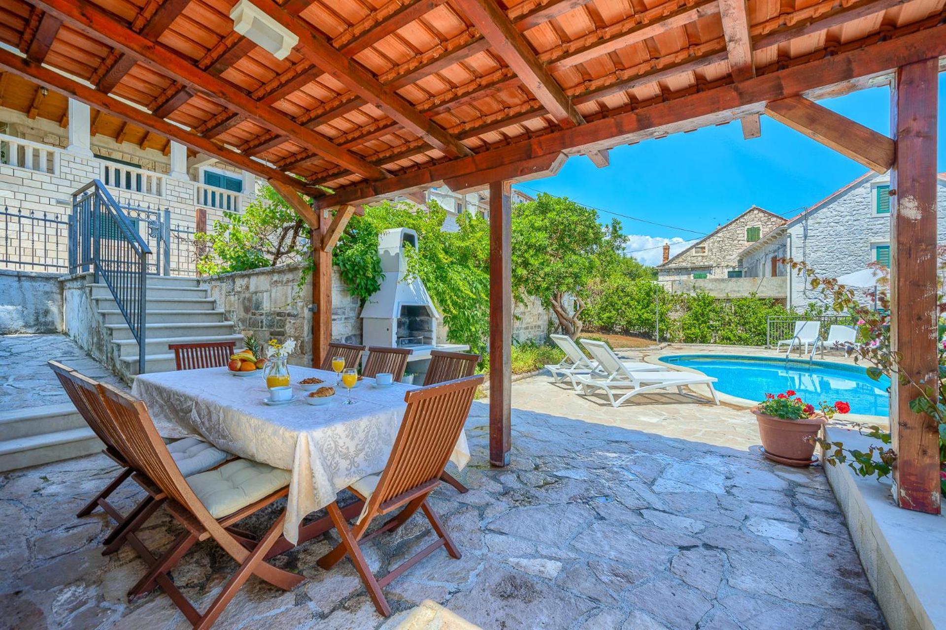 Villa Bonaca Perfect Location For A Holiday With Friends Or Family, Heated Pool ซูมาร์ติน ภายนอก รูปภาพ